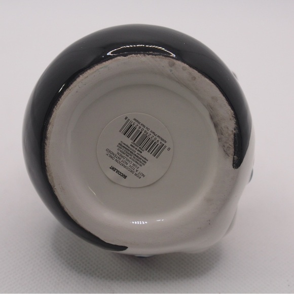 💀 NWOT Halloween Faux Planter with Purple Succulent - Picture 4 of 5